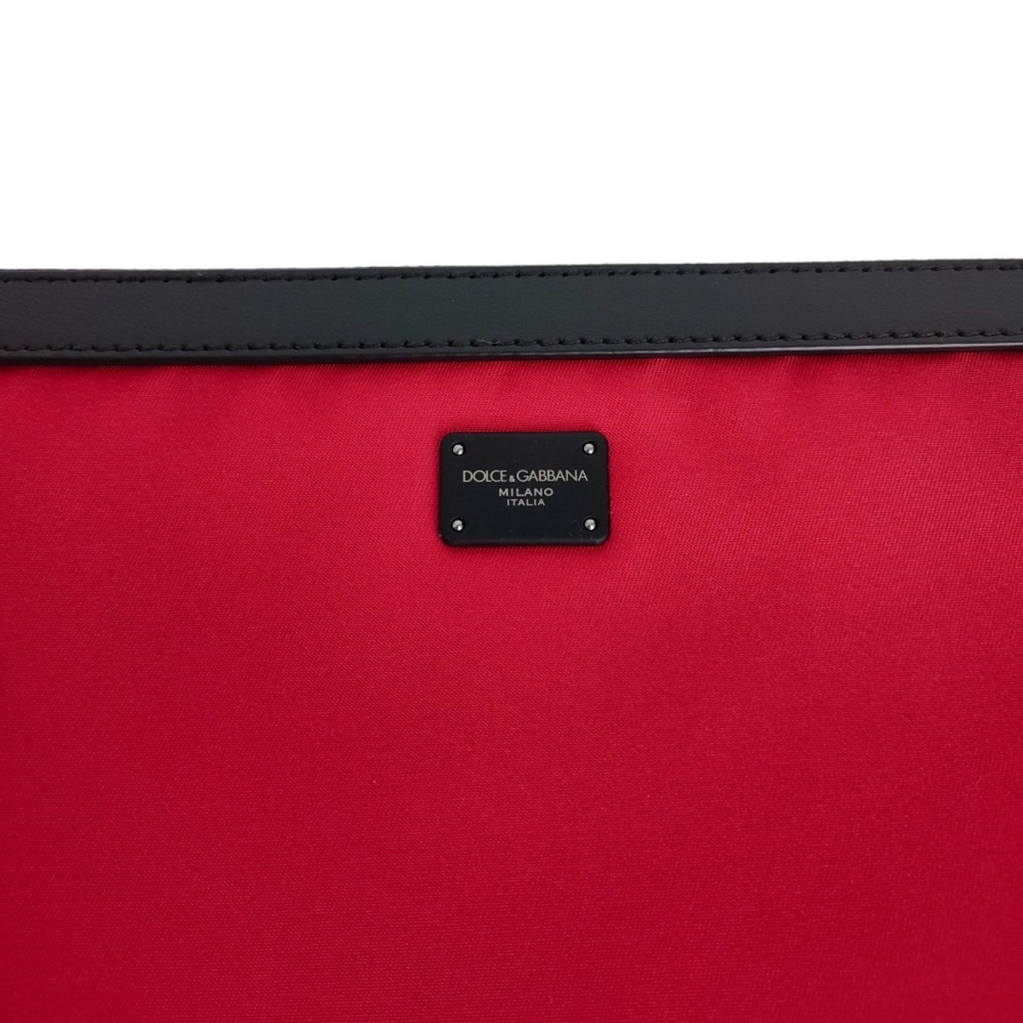 Dolce & Gabbana Super Pig Dg Love Print Handpouch Clutch Bag In Red