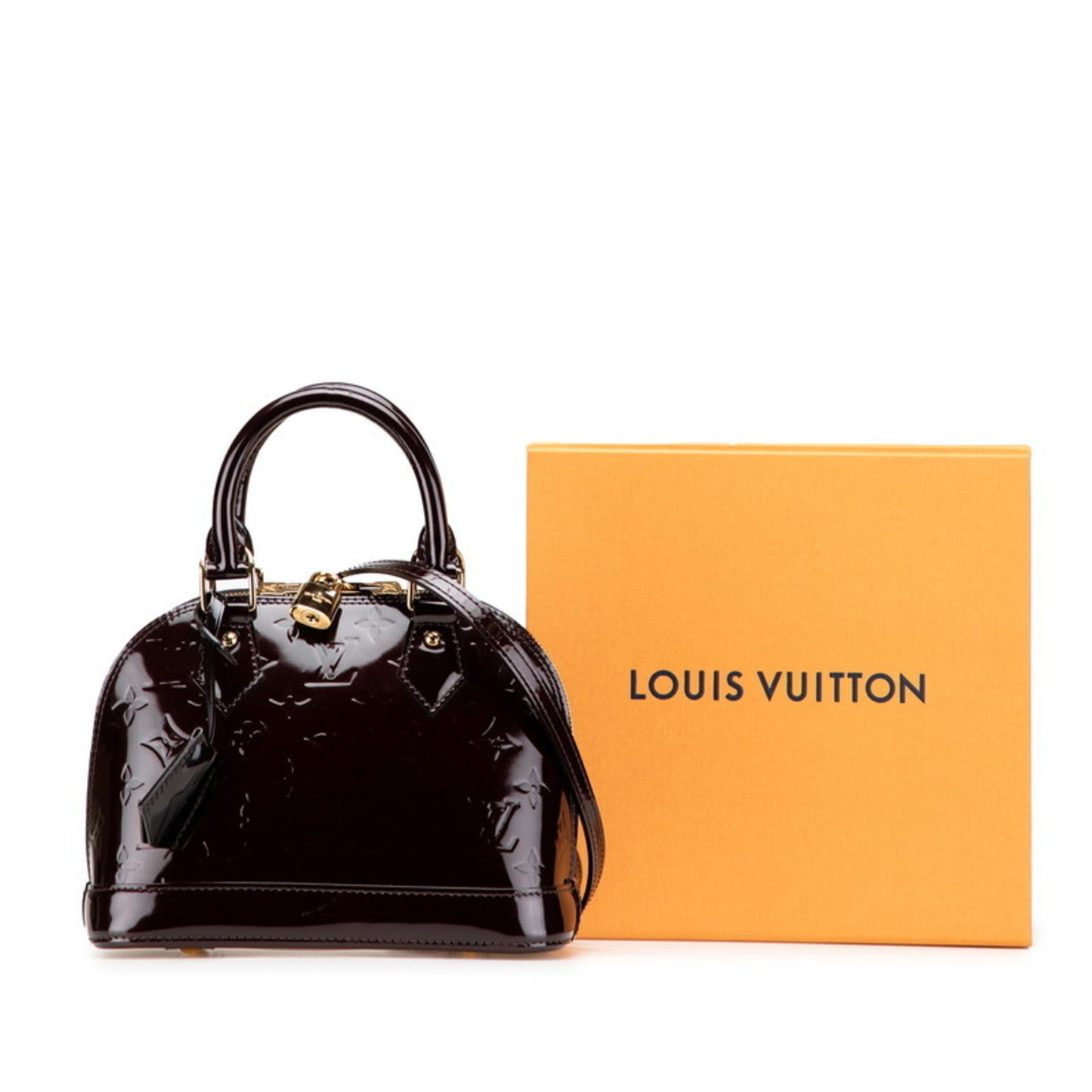 Louis Vuitton Monogram Vernis Alma Bb Handbag/Shoulder Bag