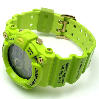 Casio G-Shock Gw-200F-3 Frogman Earthwatch Watch Featuring A Rain Frog