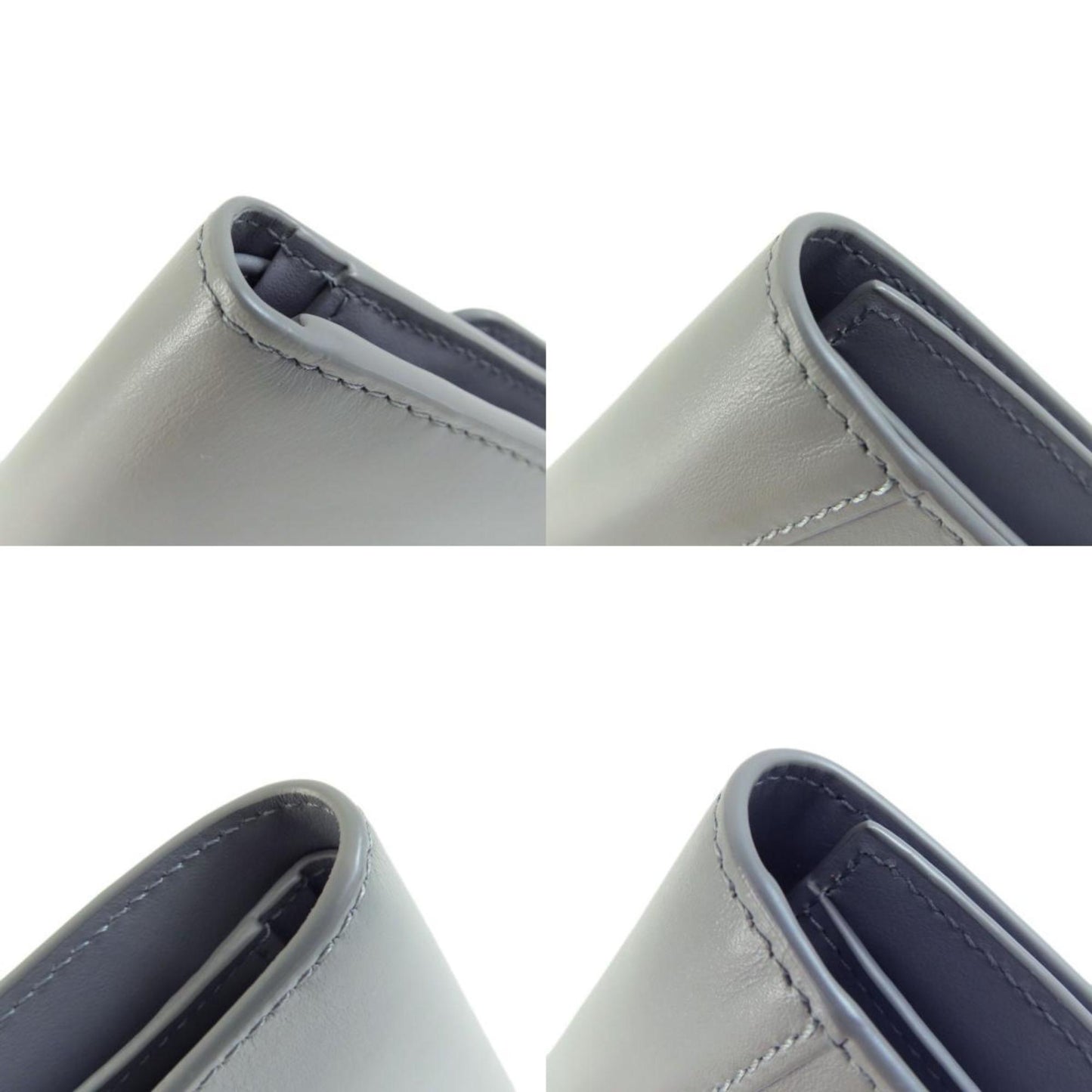 Celine C Hardware Bifold Wallet Leather