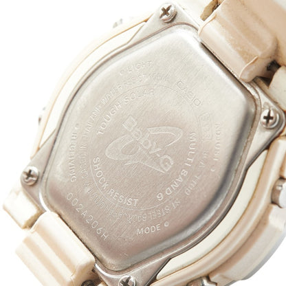 Casio Baby-G Tripper Watch Bga-1100-4Bjf Tough Solar Gray Dial Rubber Stainless Steel