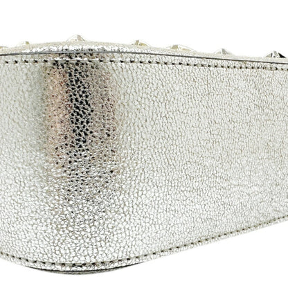 Jimmy Choo Shoulder Bag Leather Silver Studs Star