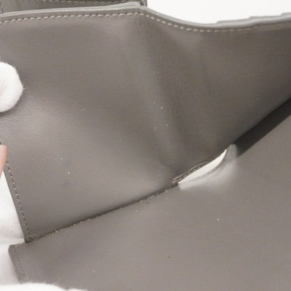 Celine Wallet Strap Leather Grey