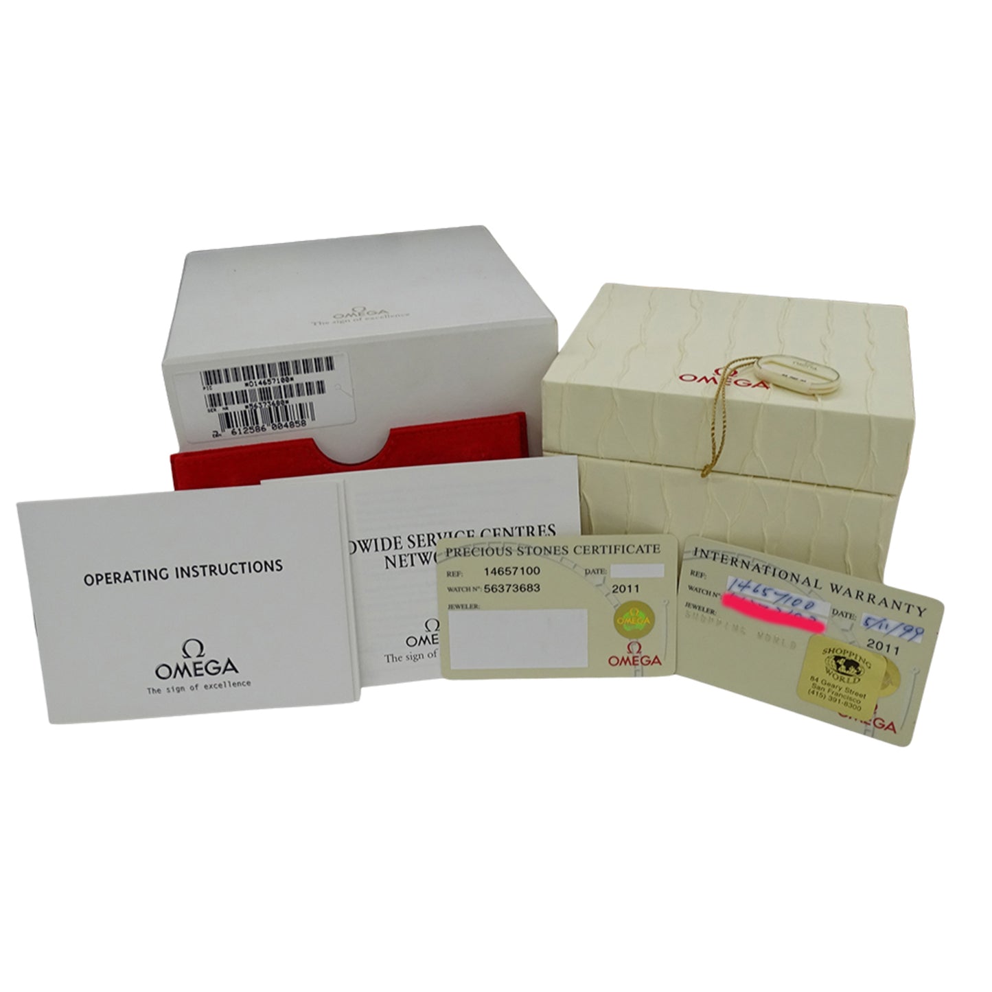 Omega Constellation Mini My Choice 1465.71 Women'S Watch With Diamonds