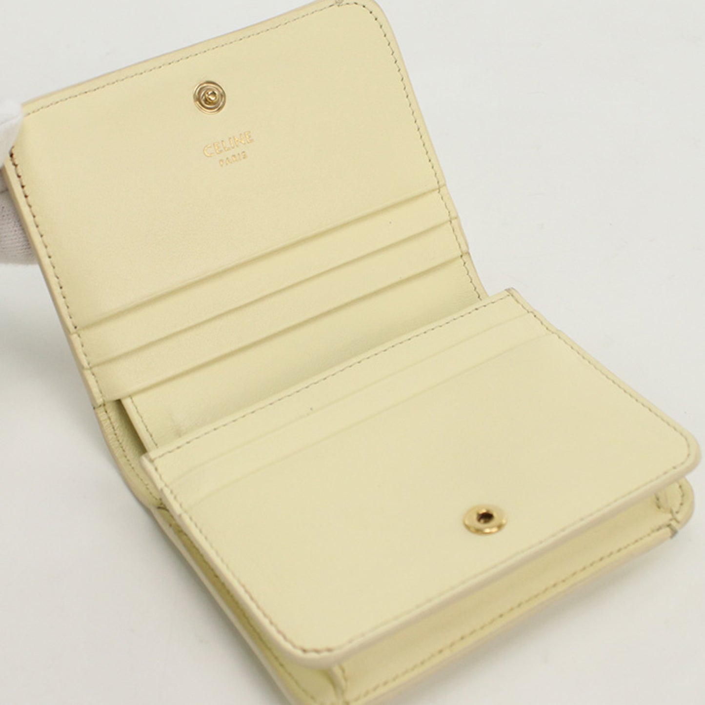 Celine Triomphe Compact Wallet