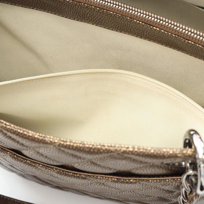 Chanel Matelasse Grand Shopping Gst Tote Bag In Calfskin Leather
