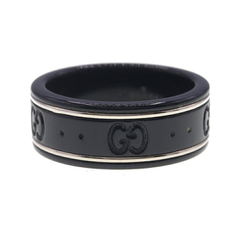 Gucci Icon Ring 225985 750 Wg Synthetic Corundum Size 9.5 Us5 Gg