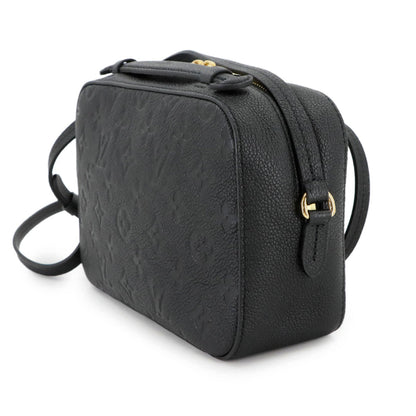 Louis Vuitton Monogram Empreinte Saintonge Shoulder Bag In Leather Noir