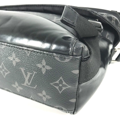 Louis Vuitton M40511 Monogram Eclipse Messenger Voyage Pm Crossbody Flap Shoulder Bag In Canvas