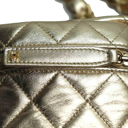 Chanel Chanel Matelasse Chain Clutch Bag Gold Ap2803