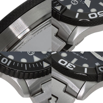 Gucci Ya126.2 G Timeless Diver Watch Stainless Steel Ss