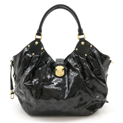 Louis Vuitton Louis Vuitton Monogram Mahina Surya L Tote Bag Shoulder Patent Leather Noir Black