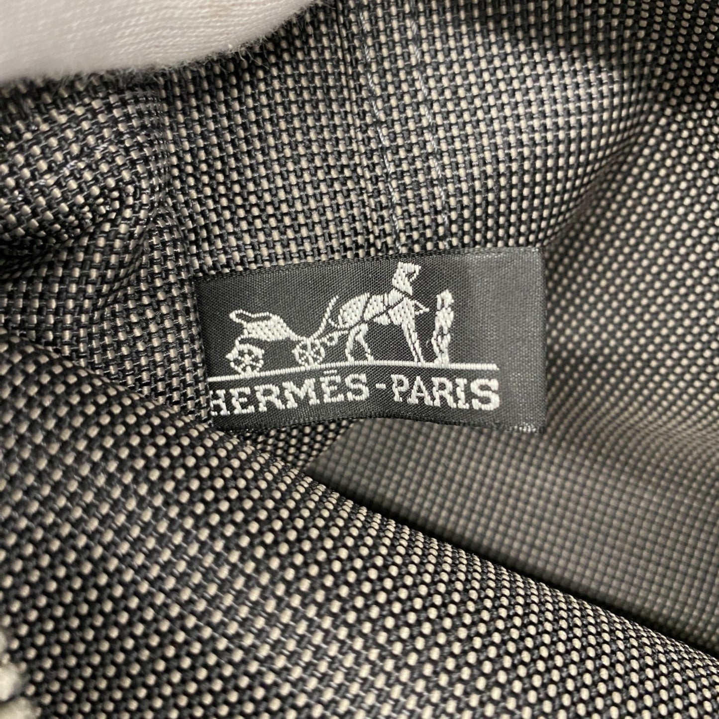 Hermes Air Line Pm Canvas Handbag