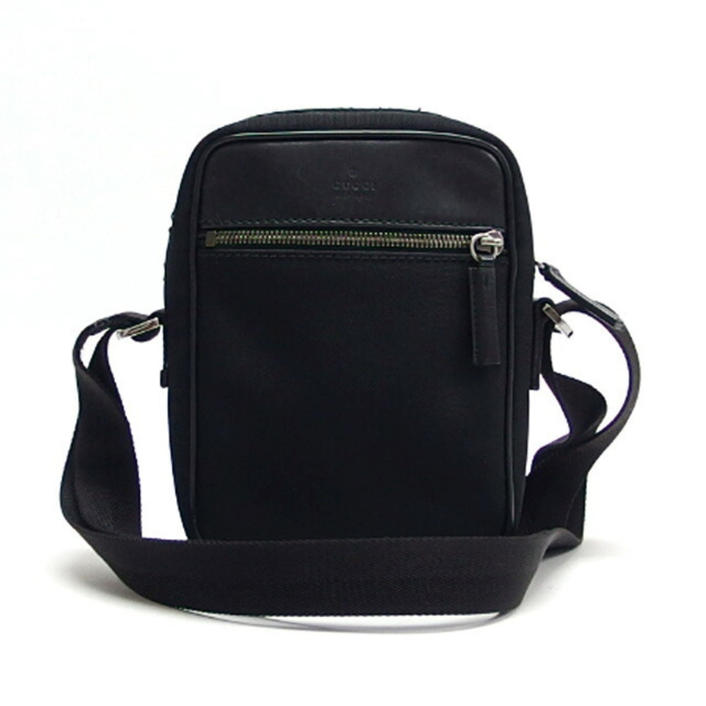 Gucci Canvas Mini Shoulder Bag Sacoche Black