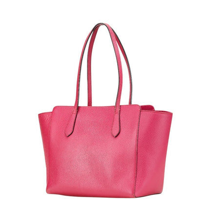 Gucci Swing Medium Tote Bag 354408 Pink Leather