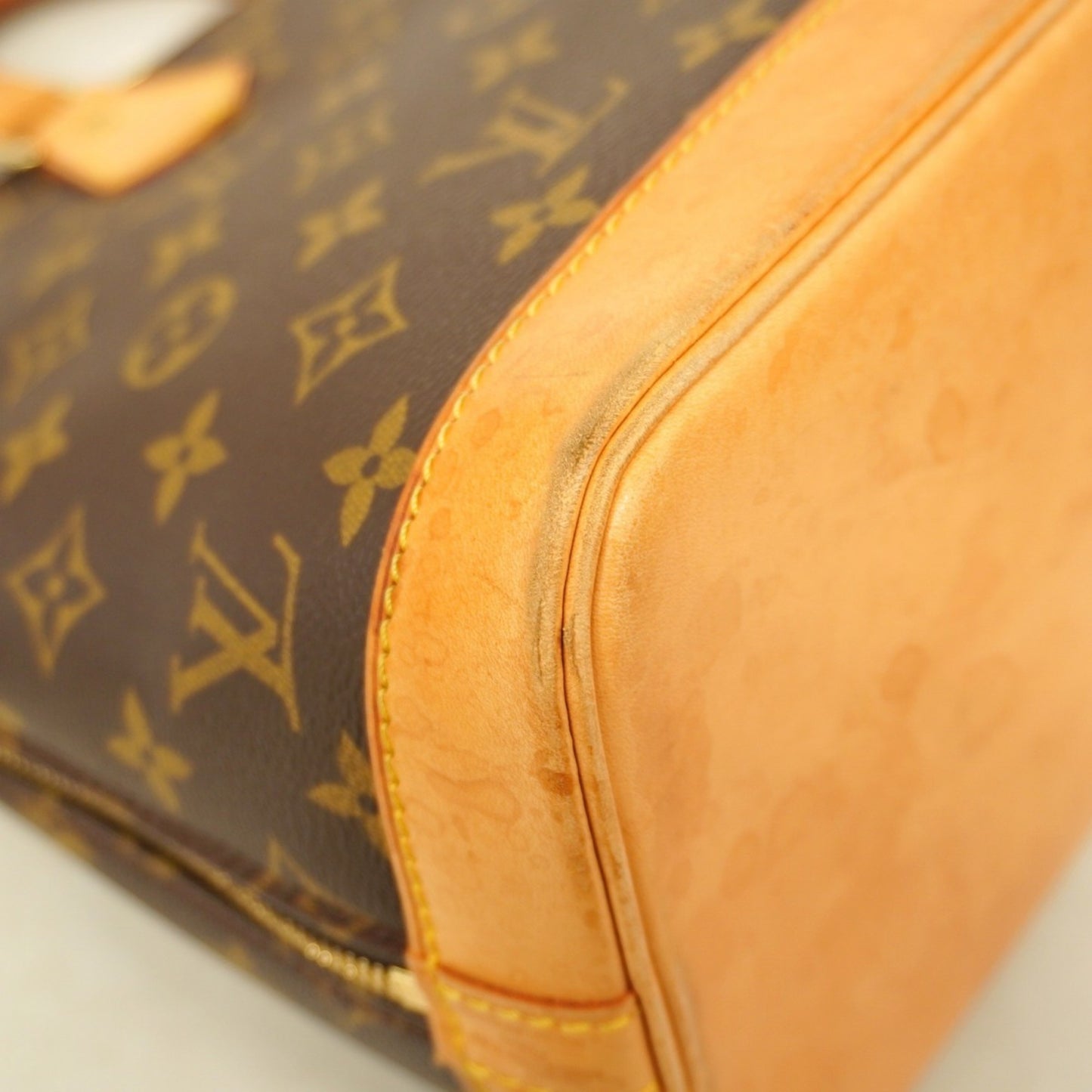 Louis Vuitton Monogram Alma Handbag M51130 Brown