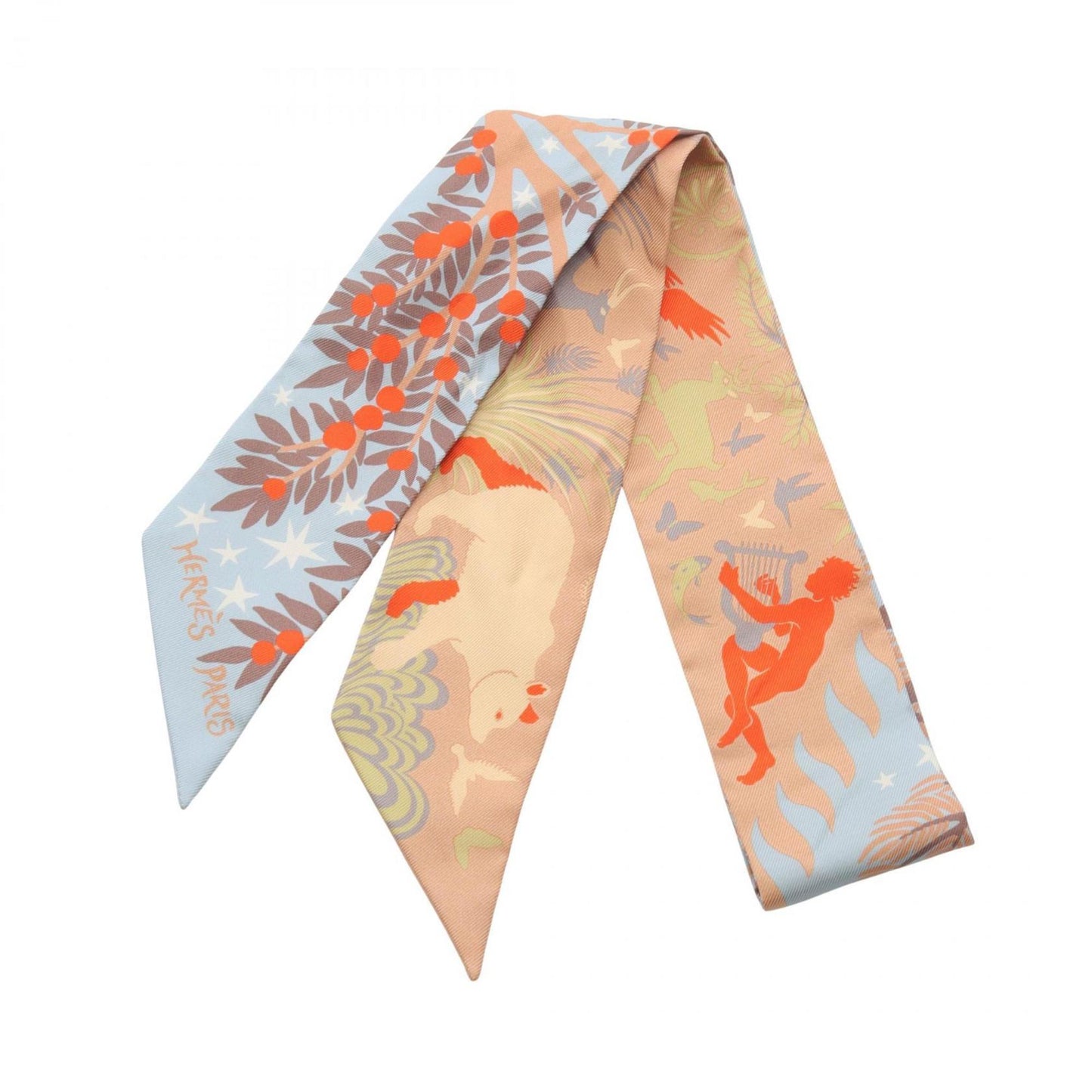 Hermes Herms Le Charme D'Orphee Twilly Silk Scarf
