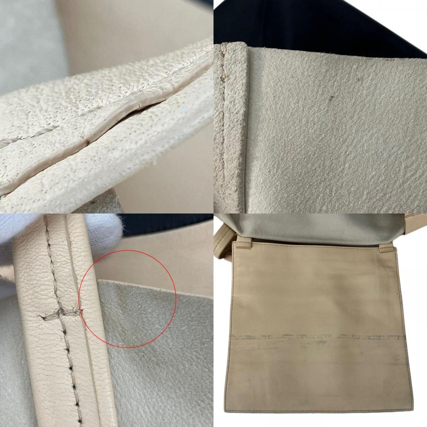 Celine Tote Bag Horizontal Cabas 169263Ebt Leather Beige Black Bicolor