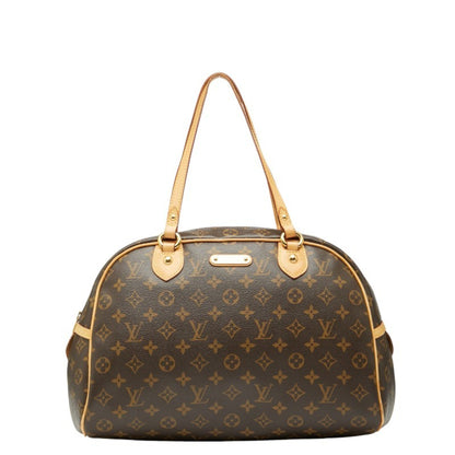 Louis Vuitton Monogram Montorgueil Pm Handbag M95565 Brown Leather