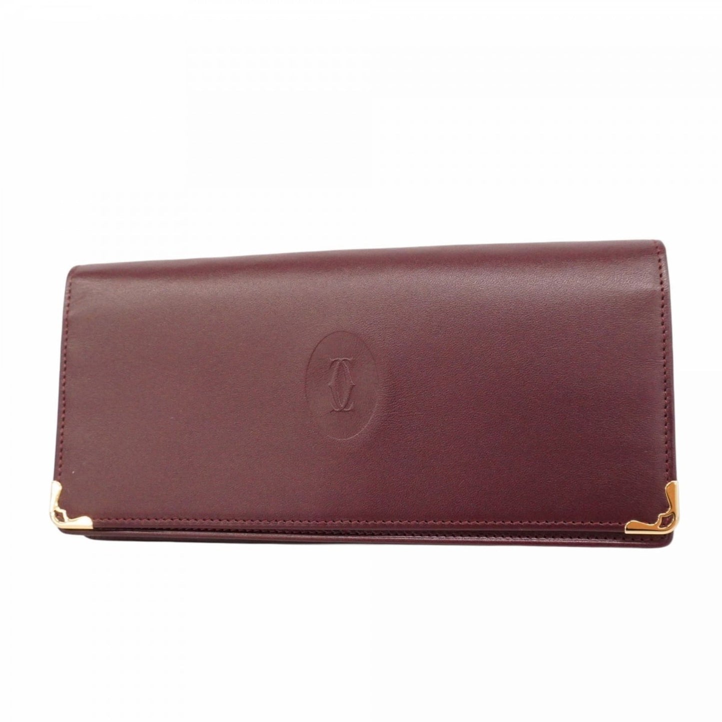 Leather Cartier Long Wallet (Bi-Fold)