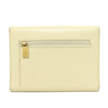 Chanel Coco Mark Bi-Fold Wallet Grained Calfskin