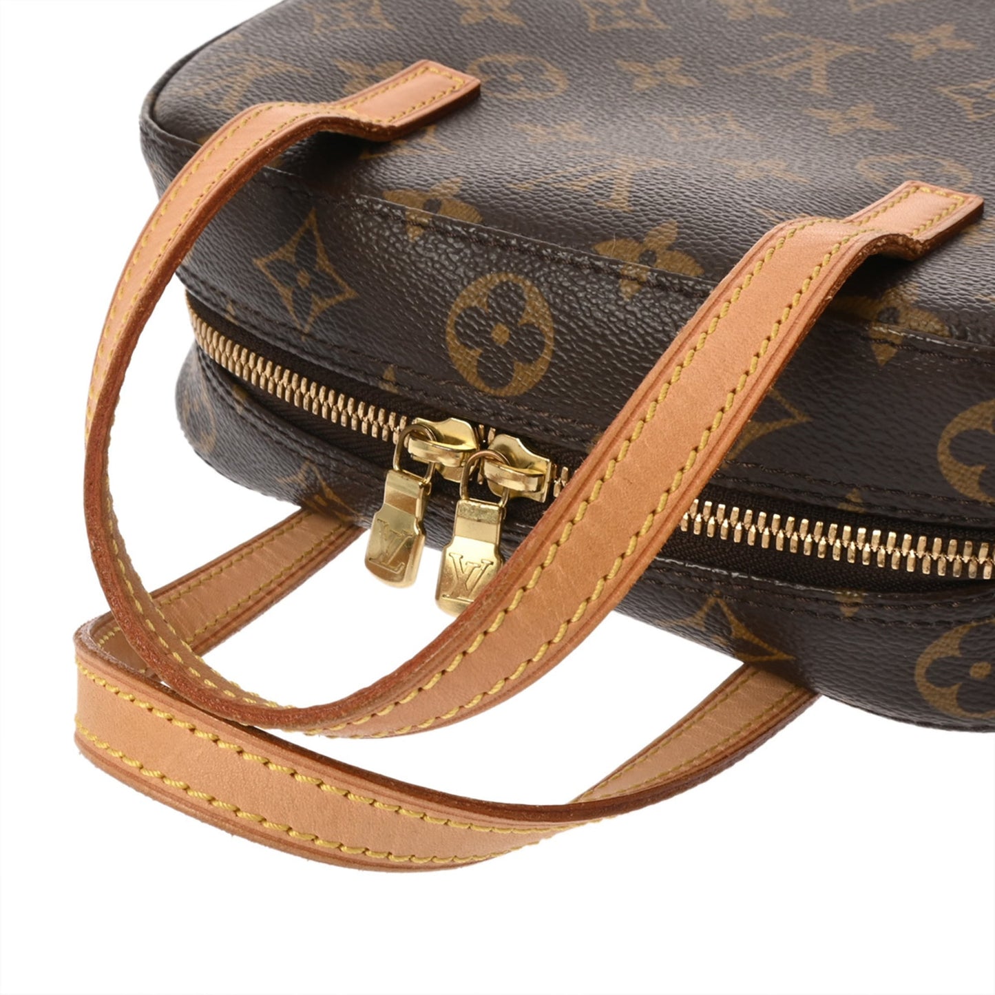 Louis Vuitton Monogram Spontini 2-Way Brown M47500 Women'S Canvas Handbag