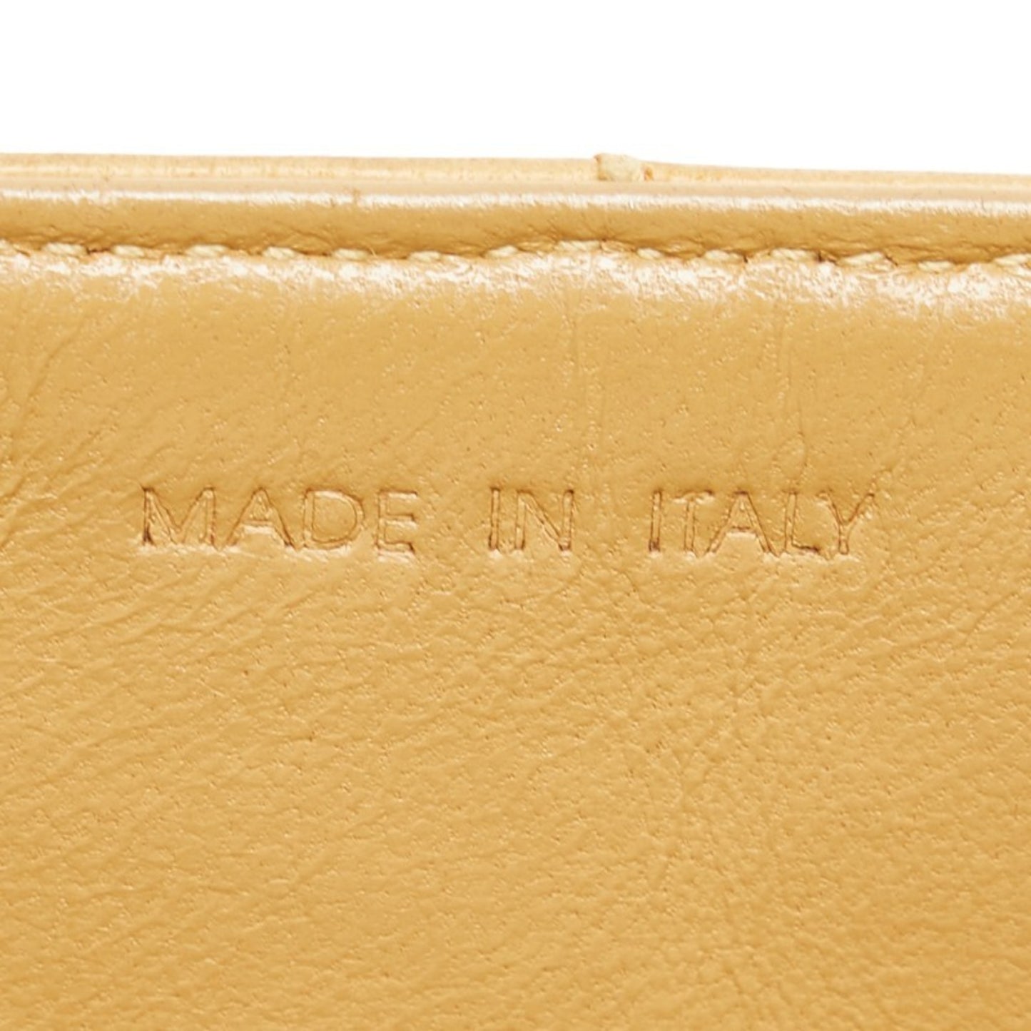 Chanel Wild Stitch Chocolate Bar Chain Shoulder Bag In Beige Lambskin