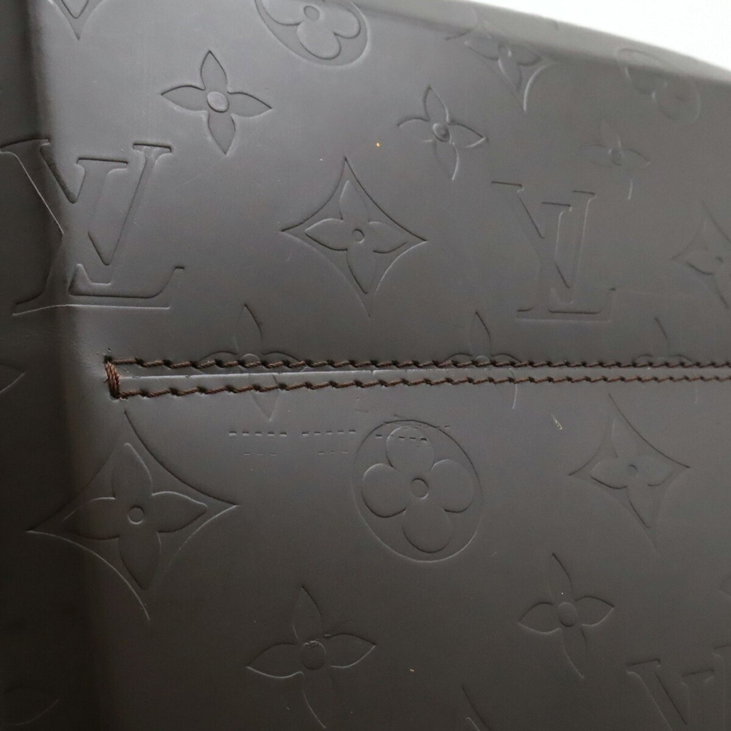 Louis Vuitton Louis Vuitton Monogram Glace Bobby Shoulder Bag Cafe Dark Brown M46520
