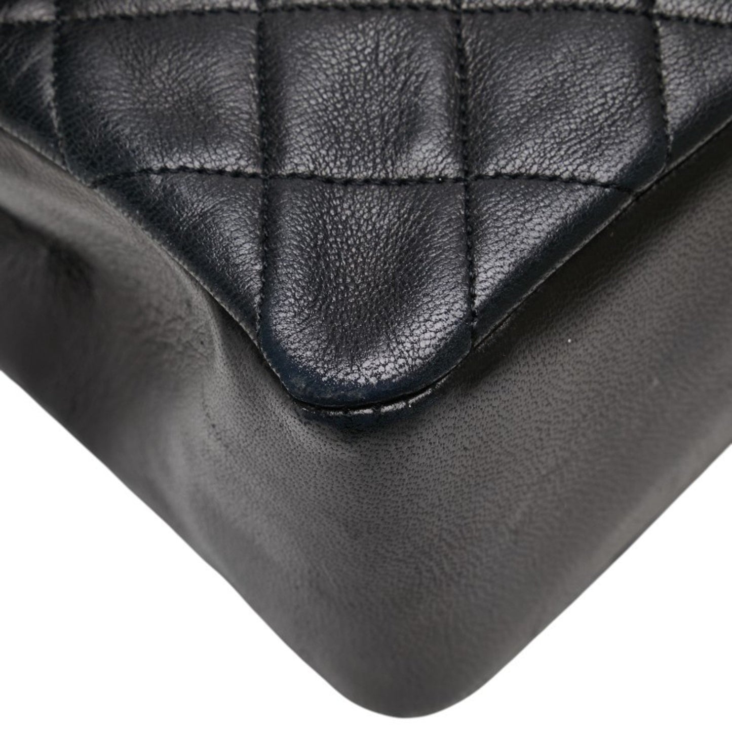Chanel Matelasse Coco Mark Handbag In Black Lambskin