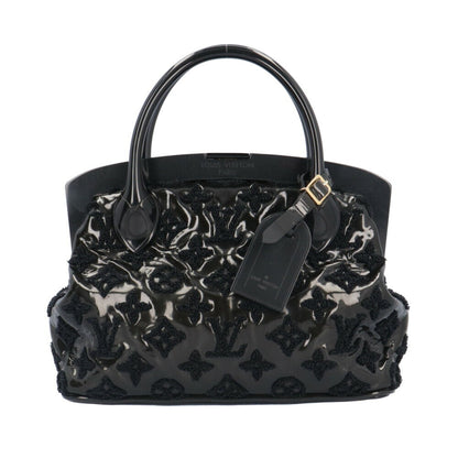 Louis Vuitton Lockit Bb Monogram Fascination Handbag Patent Leather M40604 Black