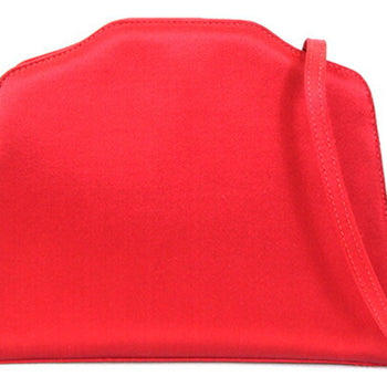 Salvatore Ferragamo Shoulder Bag Vara A219168 Red Satin Ribbon