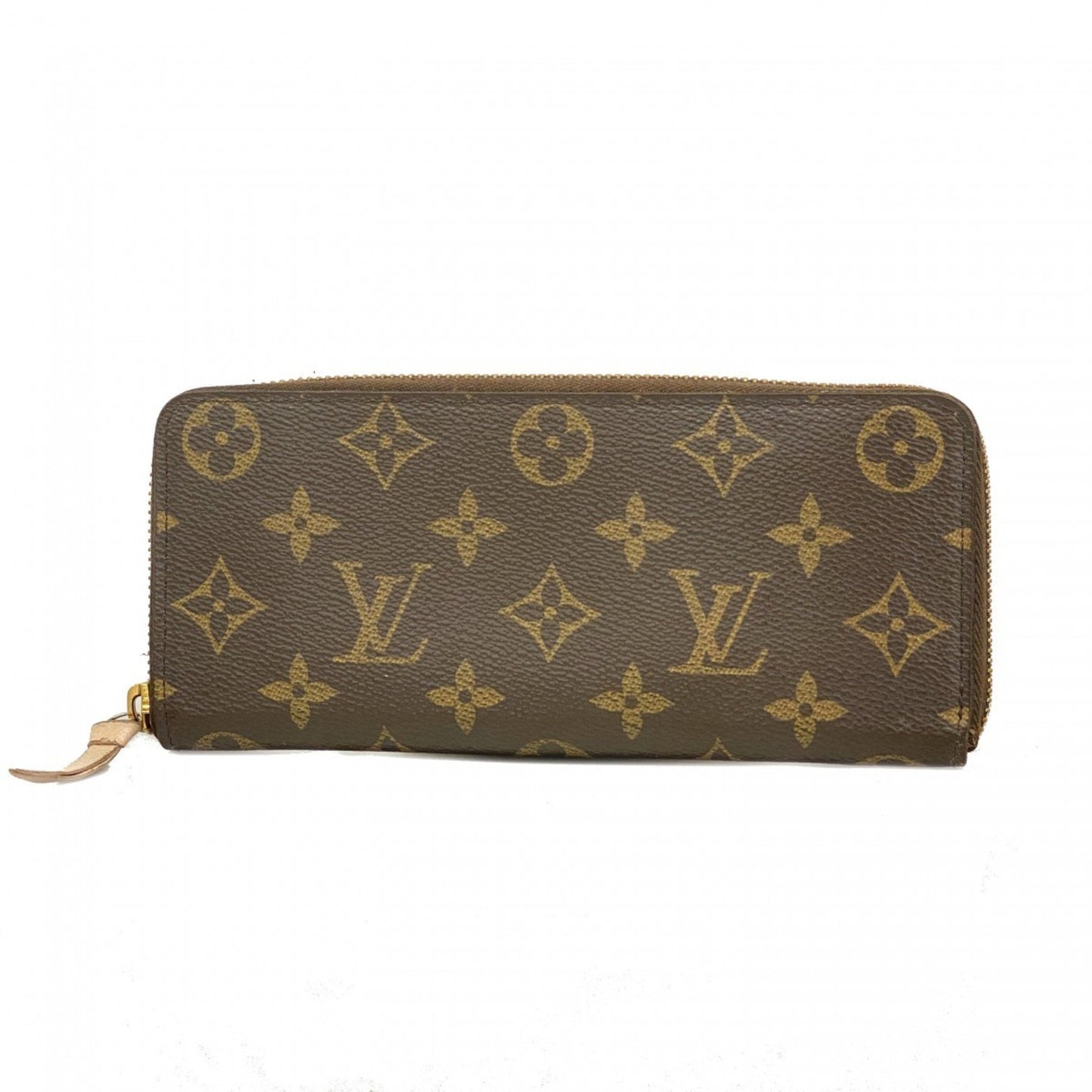 Louis Vuitton Monogram Portefeuille Clemence Long Wallet M61298 Brown Rose Ballerine