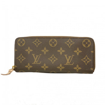 Louis Vuitton Monogram Portefeuille Clemence Long Wallet M61298 Brown Rose Ballerine