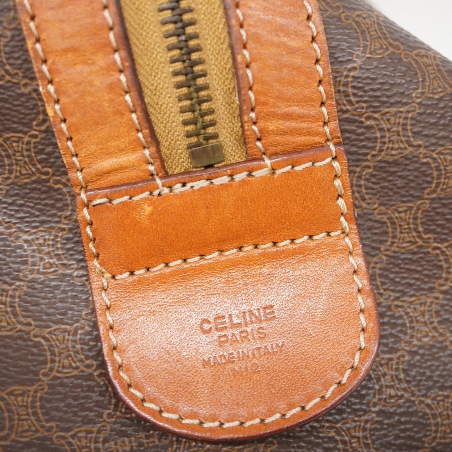 Celine Boston Bag Macadam Brown