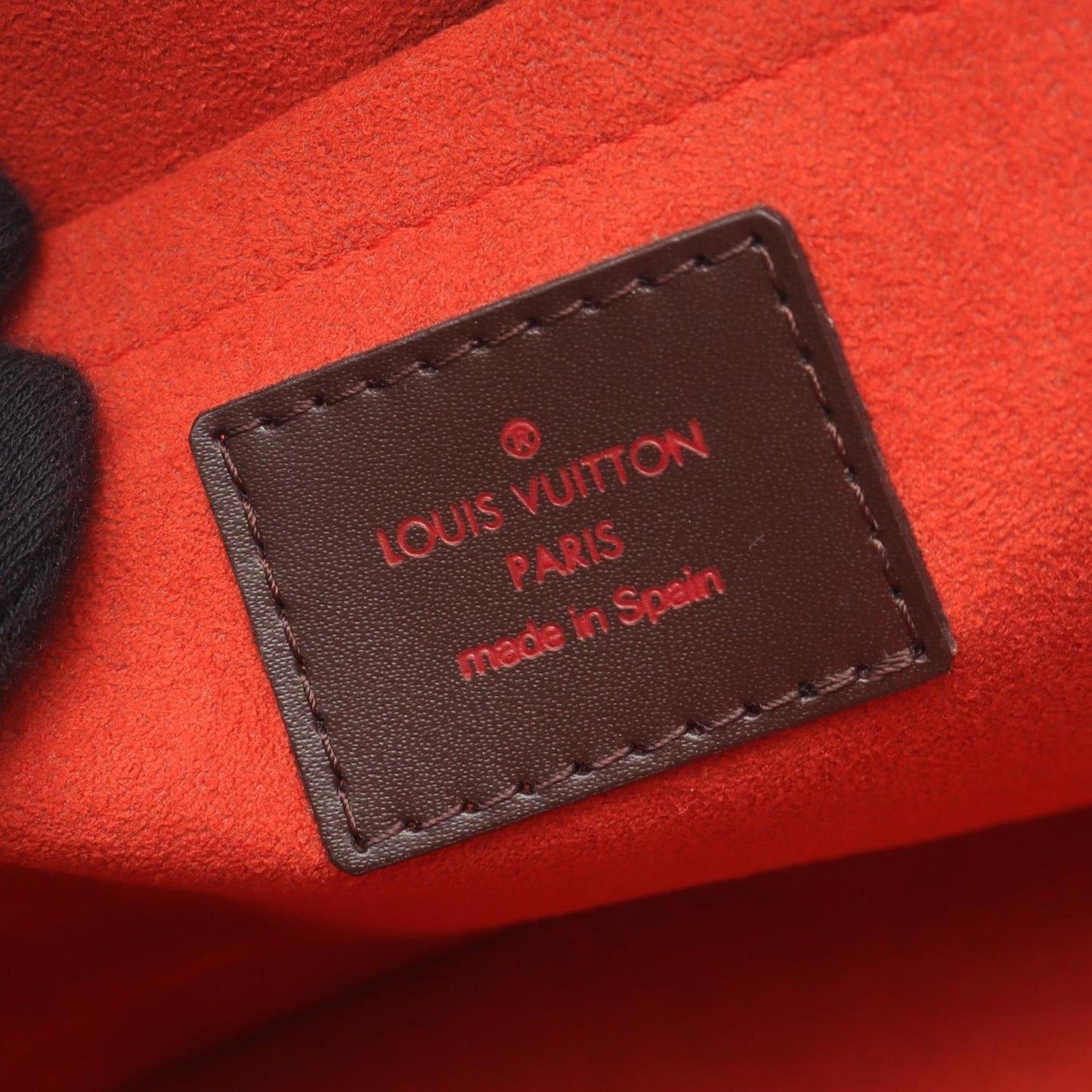 Louis Vuitton Saria Mini Damier Ebene Handbag