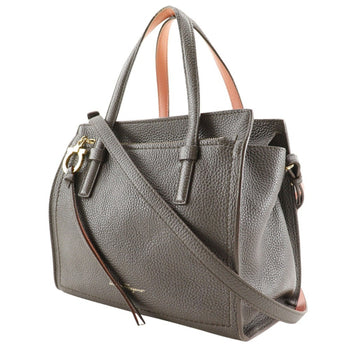 Salvatore Ferragamo Amy Handbag Shoulder Bag Ee21-F478 Calfskin/Pink 2Way