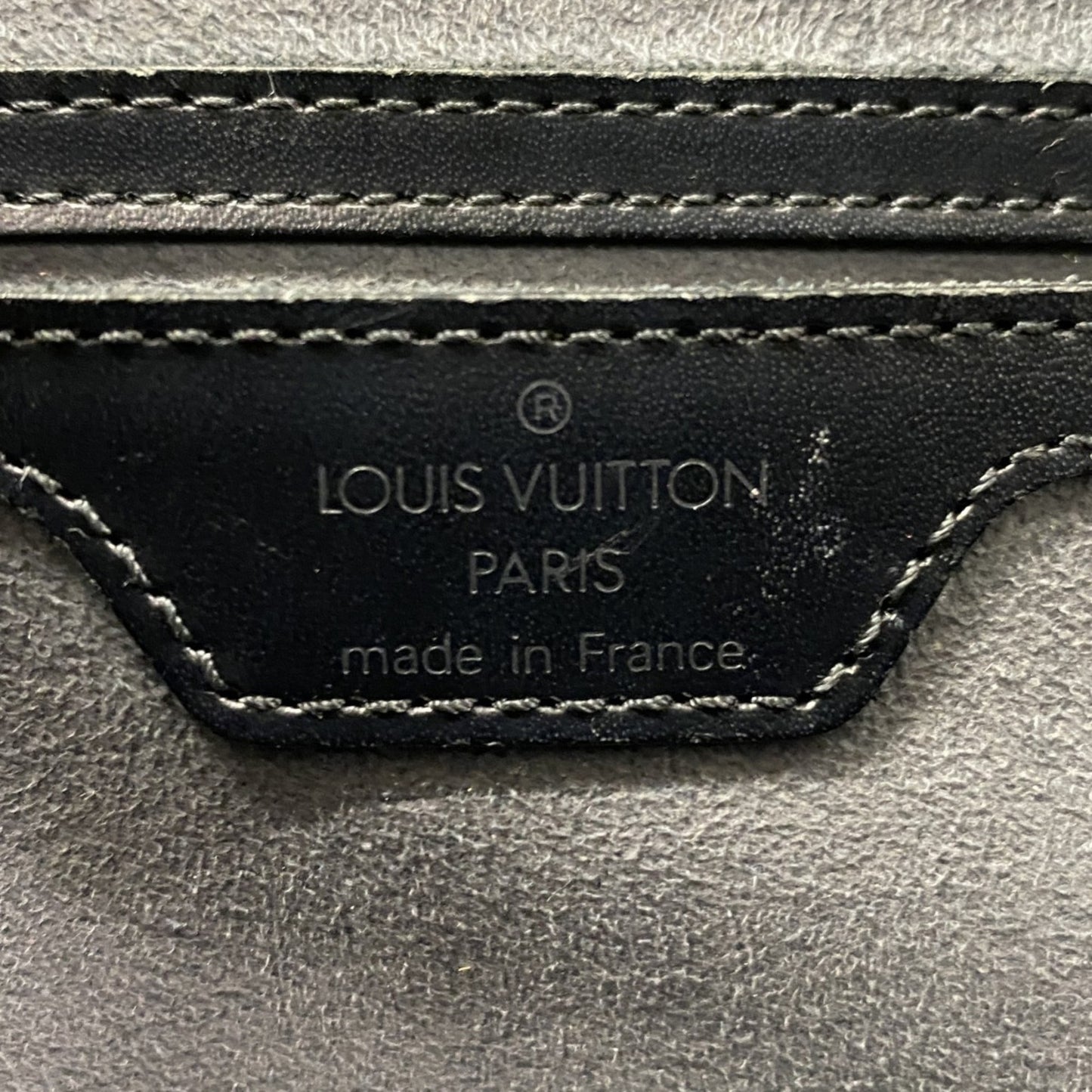 Louis Vuitton Epi Soufflot Handbag M52222 Noir