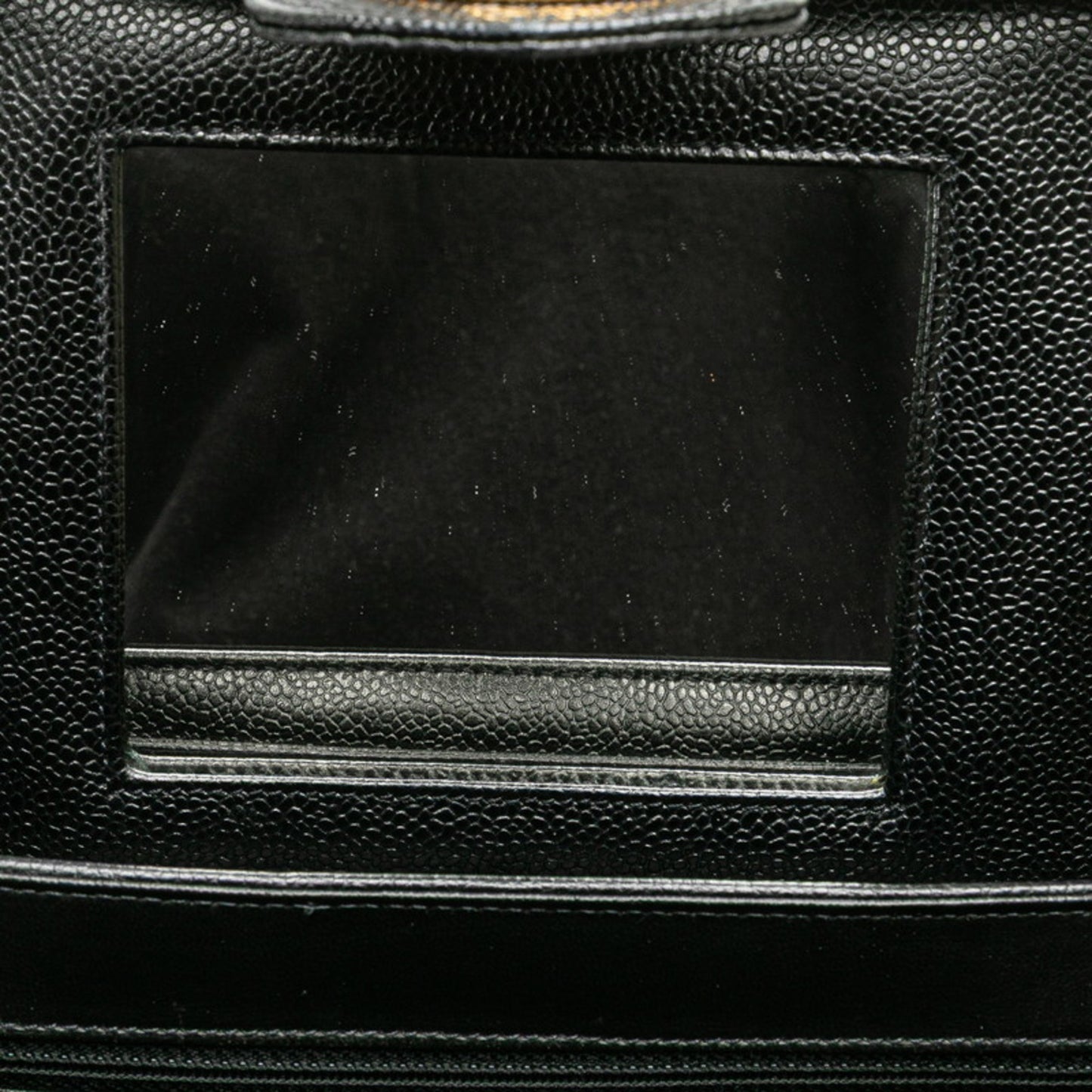 Chanel Coco Mark Vanity Bag Shoulder 2-Way Black Caviar Skin