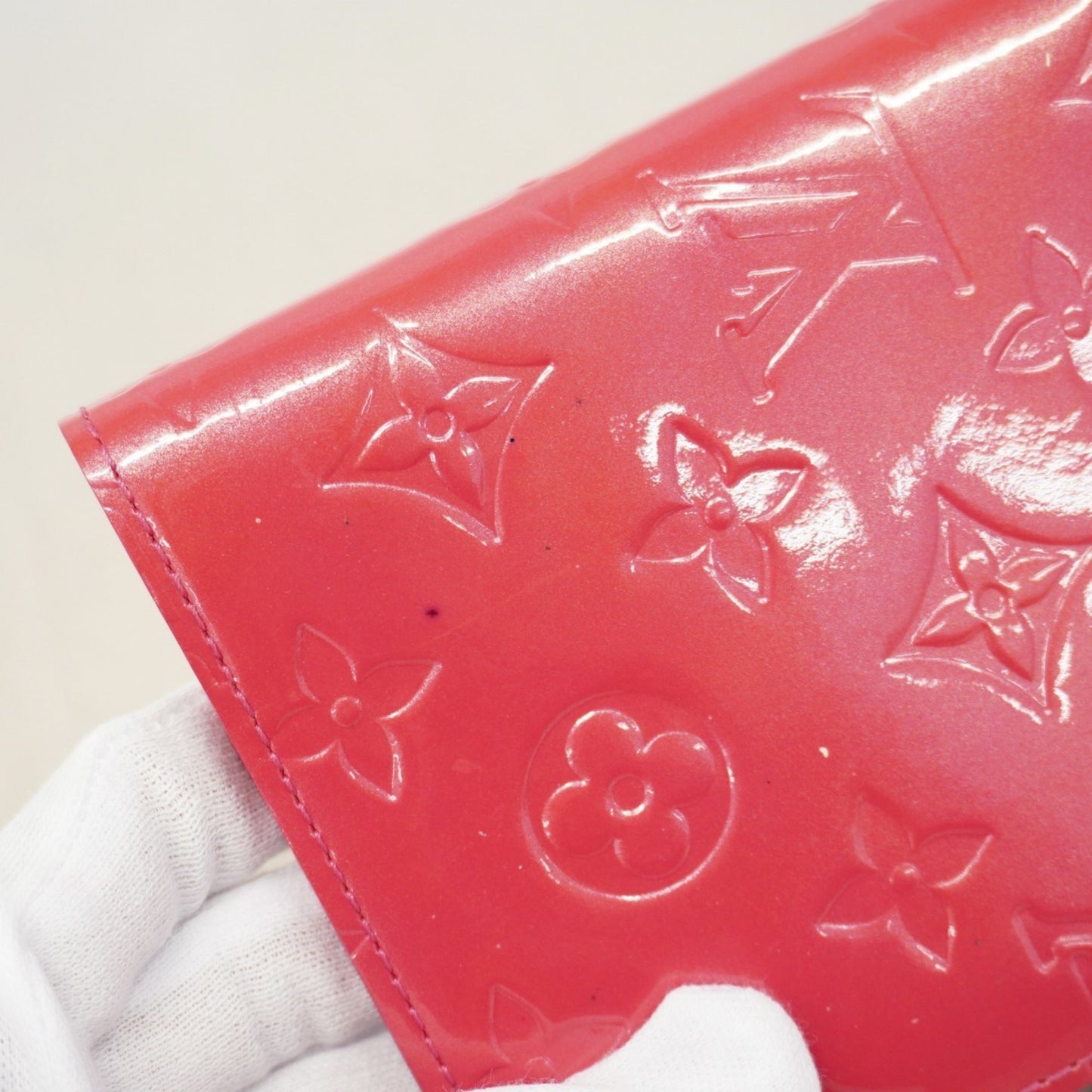 Louis Vuitton Vernis Agenda Pm Planner Cover R2101F Framboise