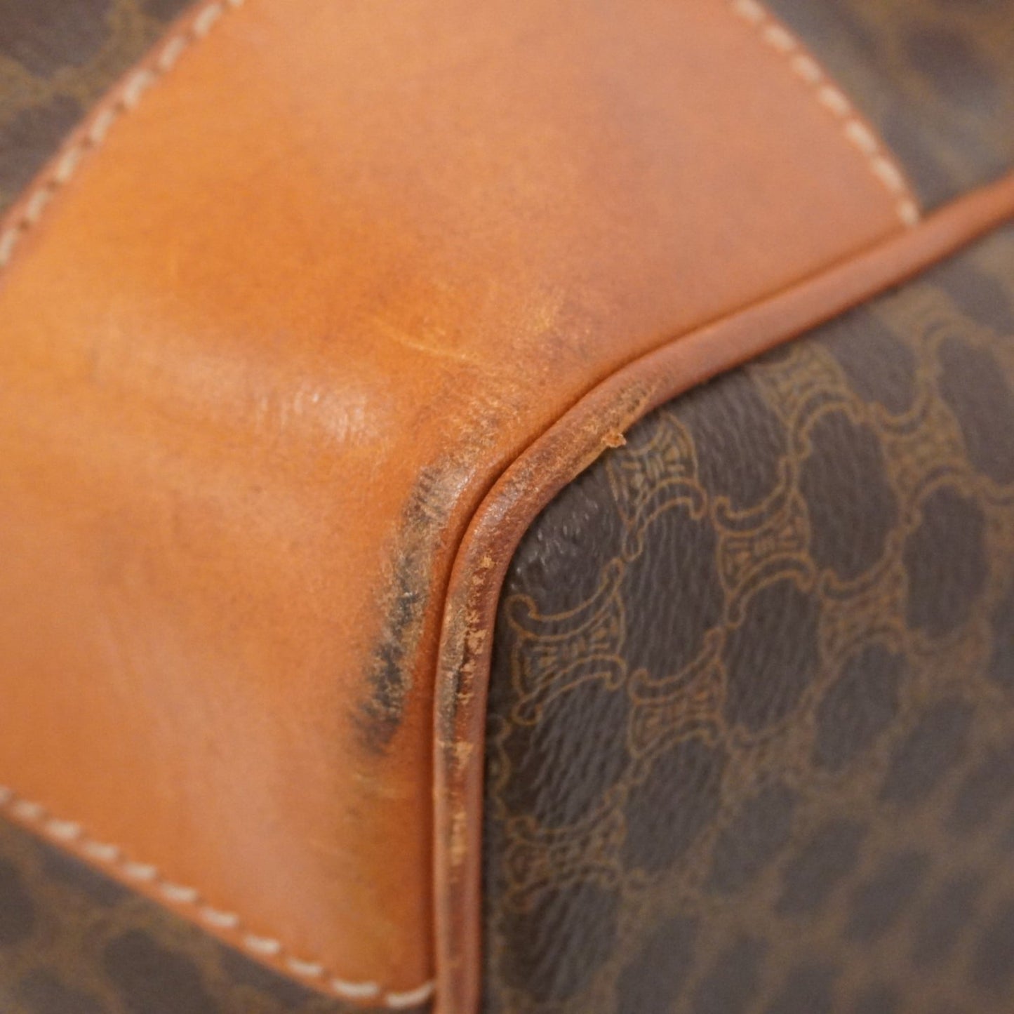 Celine Boston Bag Macadam Brown