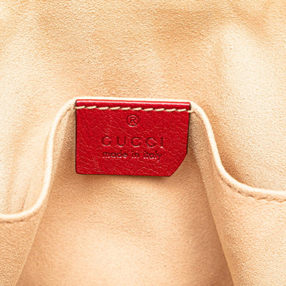 Gucci Ophidia Sherry Line Crossbody Shoulder Bag 499621 In Red