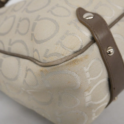 Salvatore Ferragamo Gancini Canvas Tote Bag