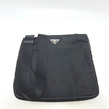 Prada Va0251 Triangle Plate Flat Bag Shoulder Nylon
