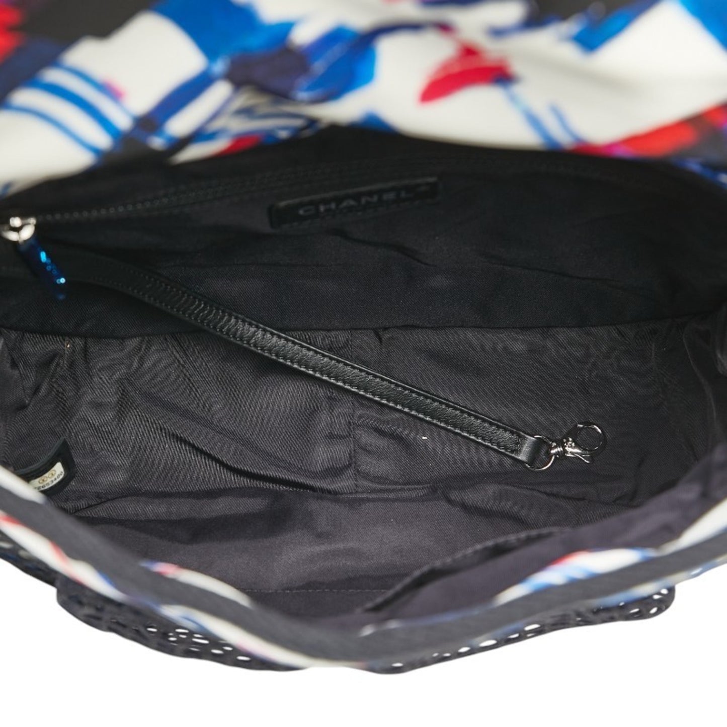 Chanel Airline Crossbody Shoulder Bag A93385 White Multicolor Nylon