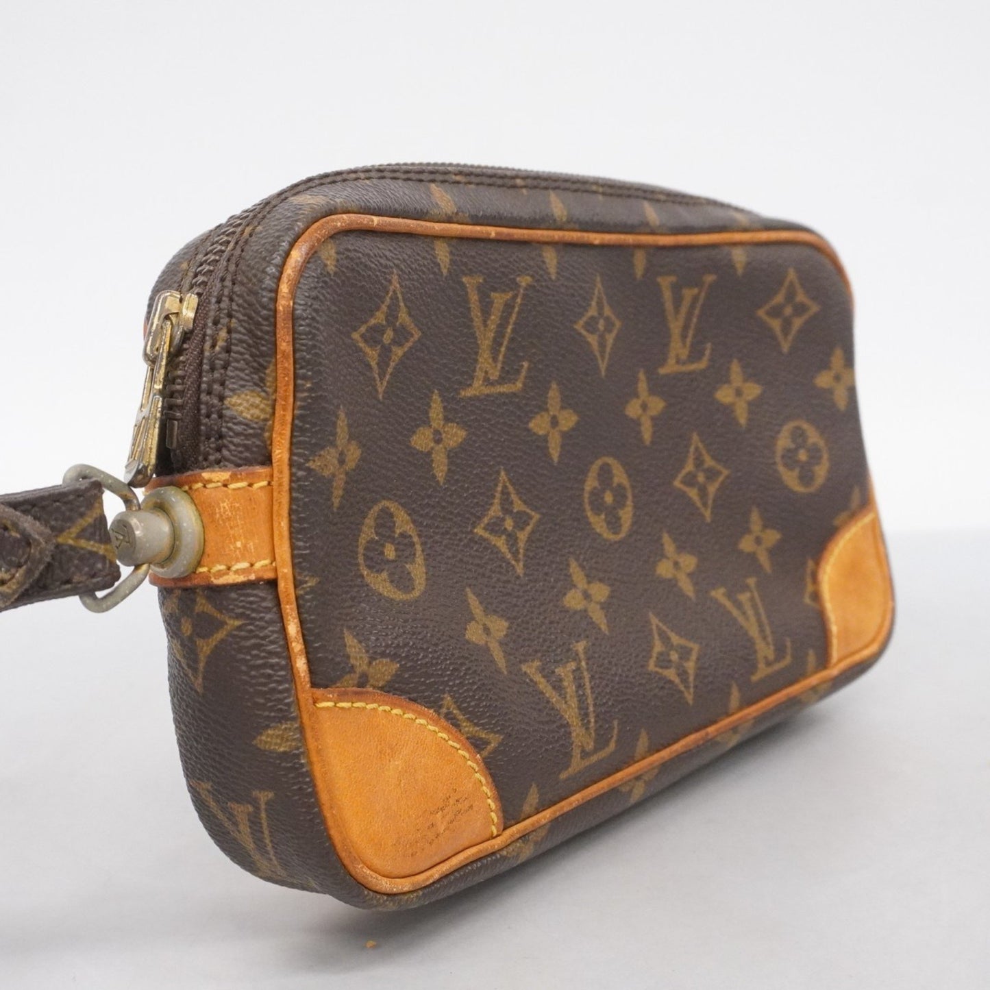 Louis Vuitton Monogram Marly Dragonne Pm Clutch Bag M51827 Brown