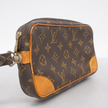 Louis Vuitton Monogram Marly Dragonne Pm Clutch Bag M51827 Brown