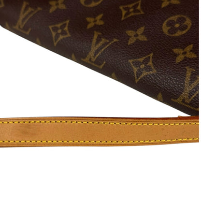 Louis Vuitton Musette Tango Monogram Shoulder Bag Canvas M51257 Brown