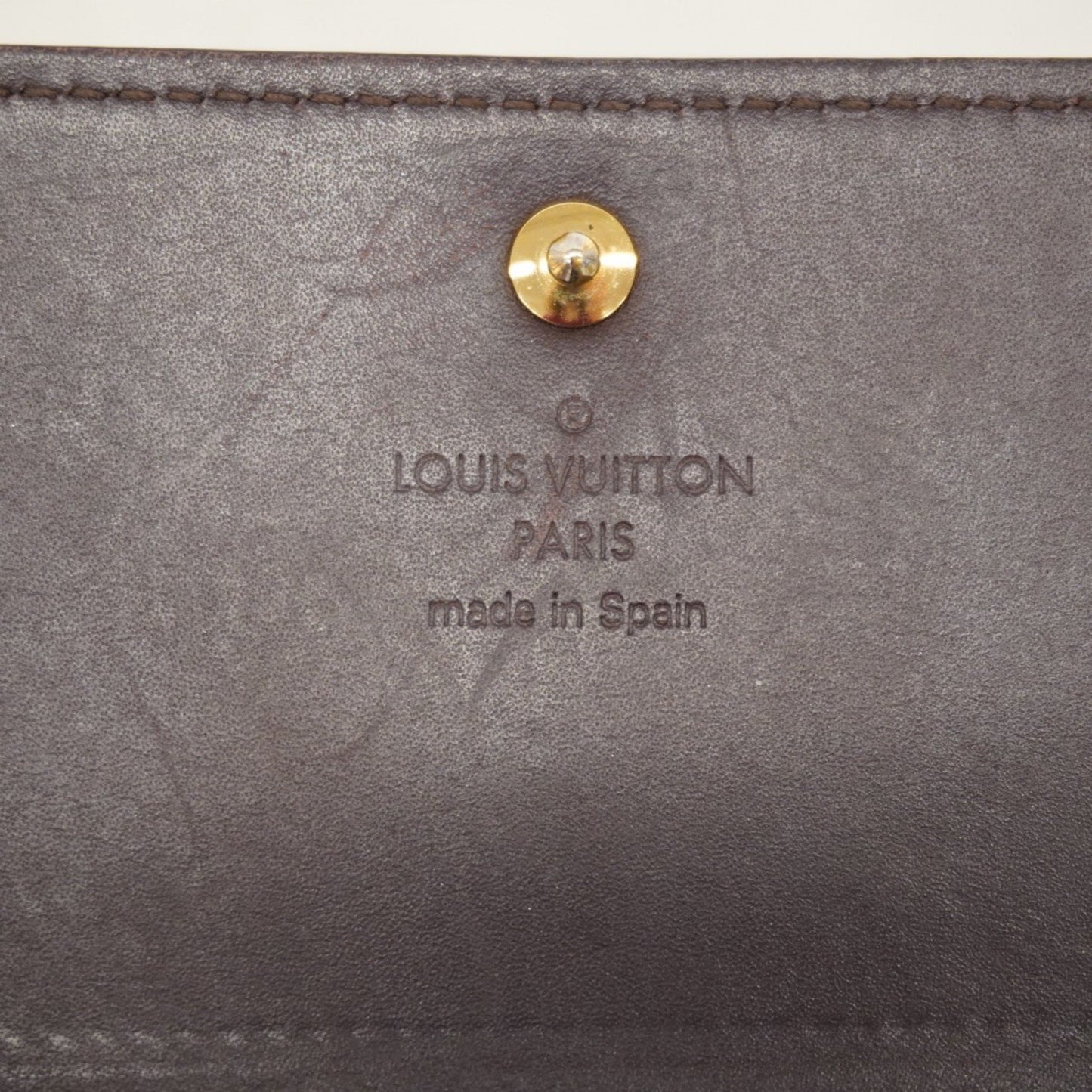 Louis Vuitton Vernis Envelope Carte De Visite Business Card Case M91409 Amaranth