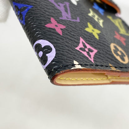 Louis Vuitton Monogram Multicolore Carne De Val Agenda Mini Planner Cover M92652 Noir