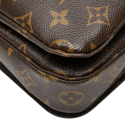 Louis Vuitton Monogram Pochette Metis Mm Handbag/Shoulder Bag 2Way M44875 Brown Leather